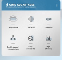 Réducteur planétaire hélicoïdal à couple élevé VRS, boîte de vitesses de précision pour servomoteur, équipement d'automatisation de machine CNC, ODM