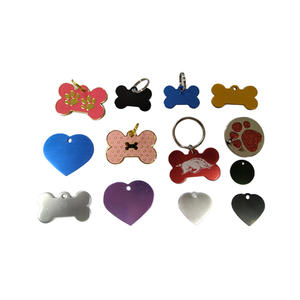 Personnalisé Votre Logo En Acier Inoxydable Gravé En Métal Blanc Charm Tag Logo Dog Tag 1mm 2mm Épaisseur Feuille D'aluminium Carte D'ID - Product Image 1