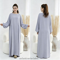 Abaya personnalisée OEM pour femmes musulmanes, dernière collection, avec fermetures éclair latérales, manches larges, pour allaitement, pour femmes islamiques
