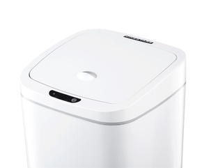 Clean/sanitary smart sensor trash bin in the bar High-tech electronic trash can