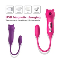 Vibrateur clitoridien à succion avec 10 vitesses de léchage et de succion, stimulation du clitoris et du point G