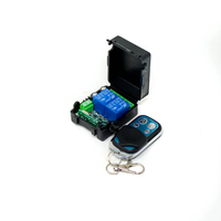 433MHz 12V 2 canaux, module relais sans fil, interrupteur de télécommande, sans batterie