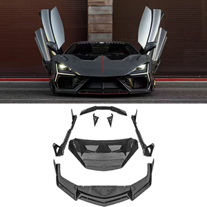 ชุดแต่งคาร์บอนไฟเบอร์แห้งสำหรับ Lamborghini Revuelto duke ประกอบด้วยลิ้นกันชนหน้า, ดิฟฟิวเซอร์, สปอยเลอร์, ฝากระโปรง, สเกิร์ตข้าง, กันชน Revuelto - Product Image 1
