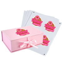2023 Label Inkjet & Laser tahan air susu putih stiker PET kertas hewan peliharaan stiker kertas A4