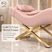 Fauteuil de pédicure et de soin du visage pliable et portable - Design moderne professionnel en cuir synthétique pour usage commercial et hôtelier