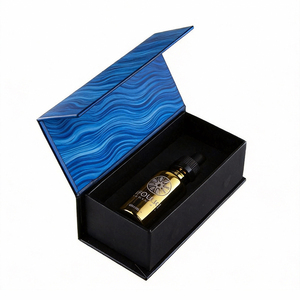 Boîte d'emballage cadeau en papier kraft <span class=keywords><strong>de</strong></span> haute qualité avec doublure en éponge, pelliculage mat, pour flacon d'<span class=keywords><strong>huile</strong></span> <span class=keywords><strong>essentielle</strong></span>, avec couvercle à fermeture magnétique et compte-gouttes - Product Image 1