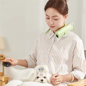 Sèche-cheveux <span class=keywords><strong>silencieux</strong></span> haute puissance, long et rapide, mains libres, à suspendre au cou, sèche-cheveux pour animaux de compagnie, portable, flux d'air puissant, souffleur pour <span class=keywords><strong>chien</strong></span> et chat - Product Image 5