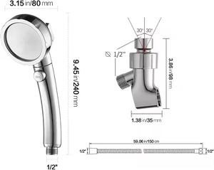 Экологичная настенная Подставка для душа с 3-уровневой регулировкой - Product Image 6