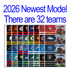 Bandiere delle Squadre NFL, Tutte le 32 Squadre Inclusi Buffalo Bills e Green Bay Packers, Personalizzabili all'Ingrosso - Product Image 6