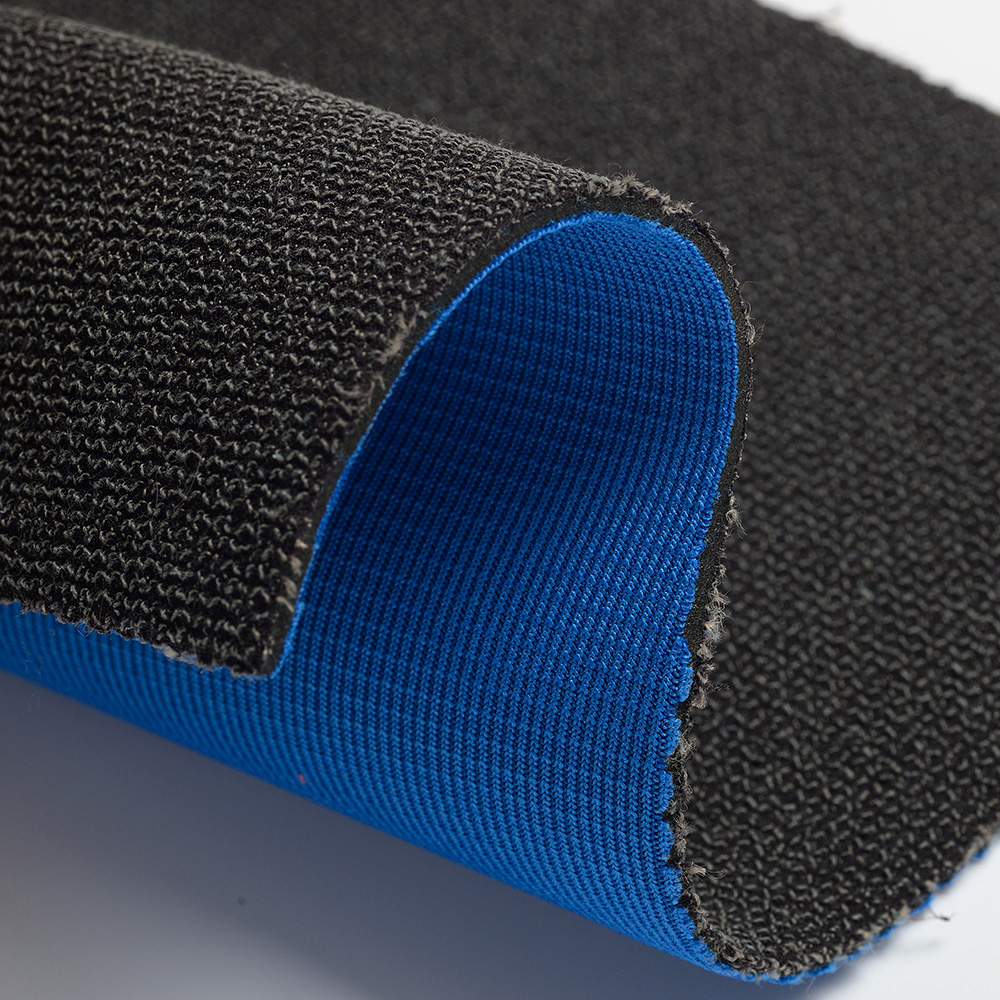 CERTIFICATED FACTORY wholesale blue SBR neoprene textile fabric 3mm roll packing by meter