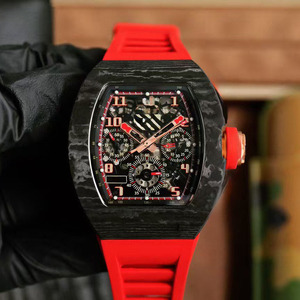 นาฬิกาข้อมือผู้ชายแบบกลไกอเนกประสงค์สำหรับเล่นกีฬา พร้อมมาตรวัดความเร็วสูงสุด โครโนกราฟ ตัวเรือนคริสตัลแซฟไฟร์ - Product Image 1