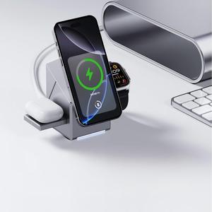 Nuovo Caricatore Wireless 3-in-1 a Forma di Cubo di Rubik 2026 per Telefoni e Orologi, Prezzo di Fabbrica - Product Image 5