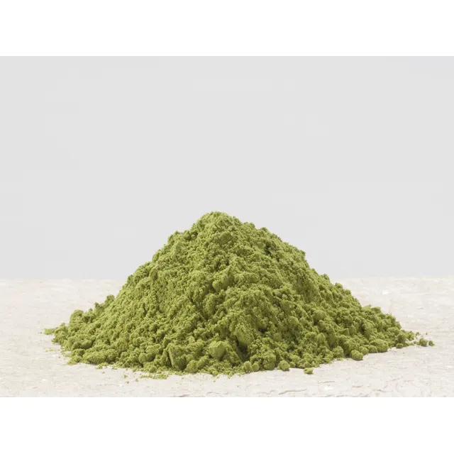 Matcha tea green tea powder also used for making jerato and cakes