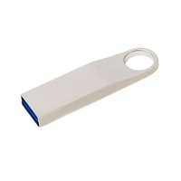 Unidad Flash Usb de Metal y plata, resistente al agua, 32GB, 16GB, 8GB, 4GB, con llavero, disco U, bolsa de disco de memoria, negocios, OEM