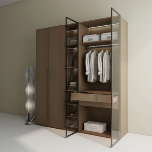 Armario Moderno Minimalista de Tendencia, Hecho a Medida, Muebles de Lujo para Toda la Casa, Armario de Almacenamiento Personalizado para Ropa - Product Image 2