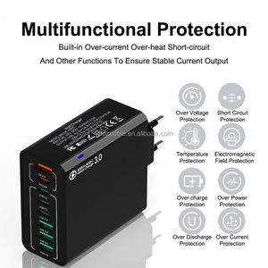 Portable Charger Multi-Port QC3.0 Universal Travel Adapter US/EU/UK <b>Plug</b> Electric Wall Charger PD 3.0 - Product Image 4