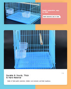Gabbia per Uccelli di Lusso di Grandi Dimensioni all'Ingrosso dalla Cina, Gabbia in Ferro Resistente con Imballaggio in Scatola per Uccelli Economici - Product Image 6