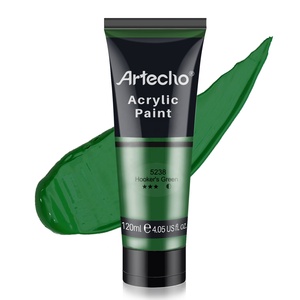 <span class=keywords><strong>Peinture</strong></span> <span class=keywords><strong>acrylique</strong></span> Artecho Art Supplies, <span class=keywords><strong>tube</strong></span> de 120 ml/4,05 oz, vert Hooker, <span class=keywords><strong>peinture</strong></span> <span class=keywords><strong>acrylique</strong></span> pour artiste - Product Image 1