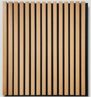 Panneaux acoustiques MDF écologiques modernes personnalisés CE, résistants à l'humidité, NRC 90%, garantie 1 an, installation par colle/clous, hôtel