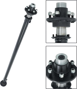 Nouvelle pièce de rechange pour essieu de remorque, capacité 5200-6000 lbs, entraxe 6-5.5, avec taille optionnelle pour remorques - Product Image 4