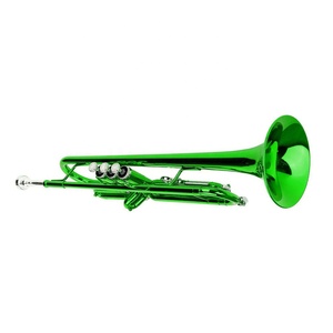 <span class=keywords><strong>Trompette</strong></span> SEASOUND OEM BB Green Trompeta JYTR401GR avec corps en laiton - Product Image 3