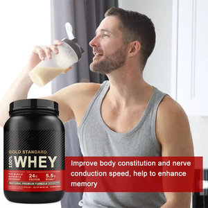 Poudre de protéine de lactosérum 100% personnalisée de bonne qualité standard or pour muscle 1lb 2lbs <span class=keywords><strong>5lbs</strong></span> vente en gros augmenter le supplément sportif musculaire - Product Image 4