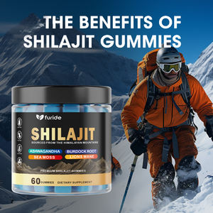 Высокое качество, индивидуальная торговая марка, медицинская добавка без сахара, органический Чистый Экстракт хималайского шиладжита, мармелад с ашвагандхой - Product Image 5