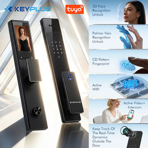 Serrure de porte intelligente avec reconnaissance faciale 3D, mot de passe numérique, empreinte digitale et reconnaissance de la veine palmaire - Product Image 1