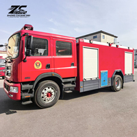 Camion de lutte contre l'incendie Dongfeng D9 4x2 à eau et mousse avec lance d'incendie et double réservoir à vendre
