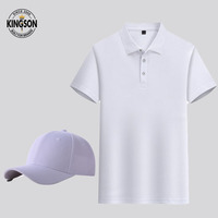 Gorra de Uniforme Personalizada para Cafetería, para Conjunto de Camisas, Impresión por Transferencia de Calor, Logotipo Bordado en Tejido Transpirable, Uniformes para Empleados de Verano