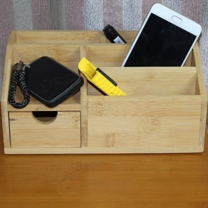 Desktop <b>storage</b> <b>box</b>, Japanese bamboo and wood cosmetic <b>storage</b> <b>box</b>, <b>drawer</b> <b>storage</b> <b>box</b>, organizer <b>box</b>, export customized model. - Product Image 1