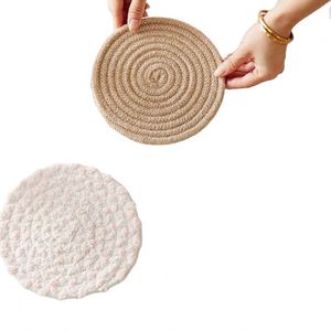 Mantel Individual de Yute Natural Ecológico y Sencillo para Mesa de Comedor, Aislante de Polialgodón, Venta al por Mayor - Product Image 1