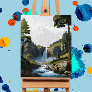 24 Couleurs Moderne et Classique DIY <span class=keywords><strong>Peinture</strong></span> par Numéros Paysages Naturels <span class=keywords><strong>Peinture</strong></span> à l'Huile <span class=keywords><strong>Acrylique</strong></span> pour Adultes Débutants - Product Image 4