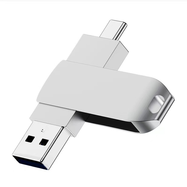 2 in 1 Type c Usb Stick Pendrive 16GB 32GB 64GB High Speed Pen Drives Usb 2.0 3.1 Flash Drive Swivel Otg Flashdisk