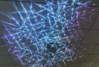 Lumière laser créative et colorée, effet d'ondulation de l'eau, changement de couleur dynamique, étanche IP65, contrôle DMX