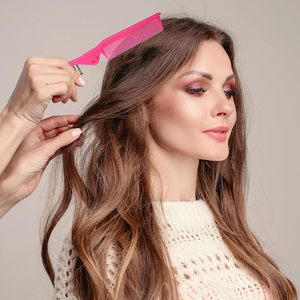 Factory Wholesale Portable Folding Hair Comb Travel Detangling Hair Brush <b>Plastic</b> Anti-Static <b>Pocket</b> Comb for Women & Men - Product Image 5