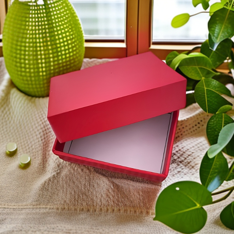 Red - Hollow Dimensions Top and Bottom Cover