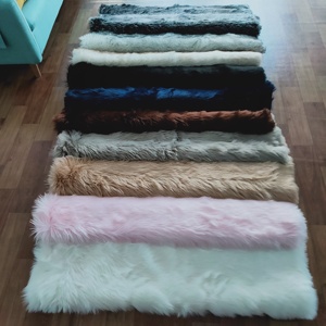 Tappeti da zona arruffati in finta pelle di pecora con pelliccia sintetica <span class=keywords><strong>multicolore</strong></span> - Product Image 6