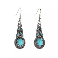 8 paires de boucles d'oreilles pendantes vintage, style bohème, style national