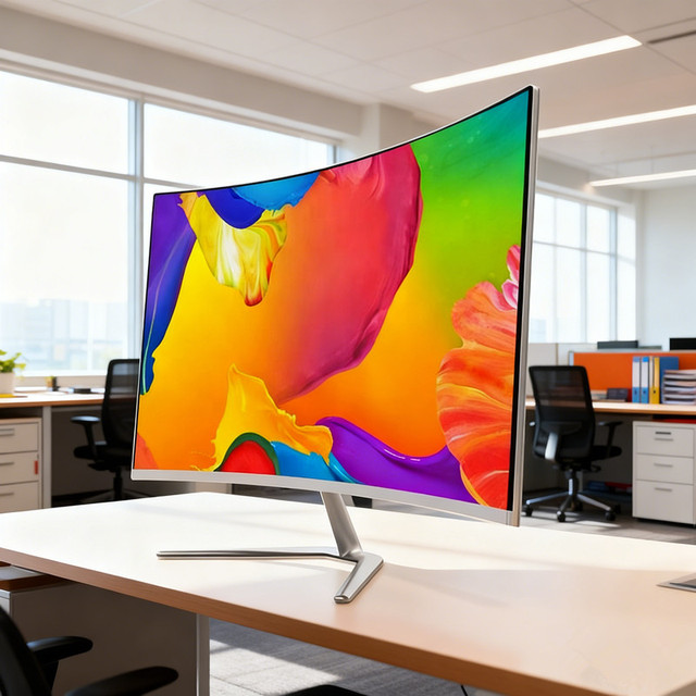 Direct Factory 32 Inch Curved Borderless Professional Customizable 1K/2K Gaming Pc Monitor Desktop Office Computer Monitor