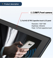 Écran tactile Portworld POE 1920*1080 RK3576 32 pouces, écran tout-en-un, thérapie de réadaptation, moniteur tactile