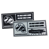 Patch en PVC personnalisé, logo en caoutchouc souple, vente en gros, patch en caoutchouc PVC personnalisé avec logo