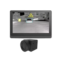Caméra thermique de recul automobile AI JPC-256AI-7 pouces avec capteur AHD/CCD, étanche IP68, moniteur tout-en-un 1080P
