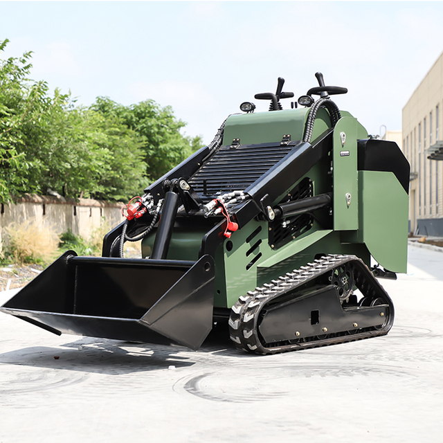 Electric Backhoe Tractor Front Loader 4x4 Top Small Telehandler Telescopic Wheel Mini Skid Steer Loaders
