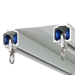 Factory Price Modern High Quality Ceiling Aluminium Alloy Window <strong>Curved</strong> Double <strong>Curtain</strong> Track <strong>Rail</strong> - Product Image 4