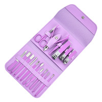 Kit de pédicure et de manucure professionnel Gmagic 10-en-1, coupe-ongles et outils de soin en acier inoxydable, boîte luxueuse