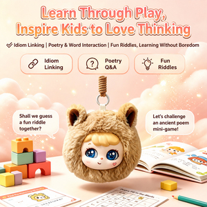 Nouvelle Peluche Lion IA Interactif pour Enfants – Jouet Porte-clés Intelligent pour Interaction et Soulagement du Stress - Product Image 1