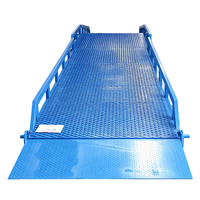 Rampe de quai pliable CHANGDING CFY-10T pour chargement de conteneurs 6-10 tonnes, pont de déchargement mobile hydraulique en acier au manganèse élevé