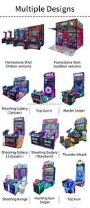 Machine de <span class=keywords><strong>jeu</strong></span> vidéo d'arcade de tir au pistolet à 2 joueurs, prix d'usine, fonctionnement à pièces, simulateur de tireur d'élite, anglais - Product Image 6
