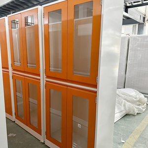 Medische Wetenschap <span class=keywords><strong>Lab</strong></span> Apparatuur Glas Stalen Kast Opslag Laboratoriumkast Voor Scholen Ziekenhuis